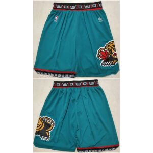 68647dbe03fbc_1 Men's Memphis Grizzlies Teal Shorts (Run Small)