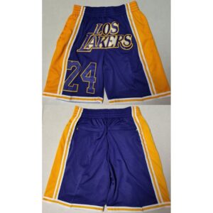 68647e0f03871_1 Men's Los Angeles Lakers Purple Gold Shorts (Run Small)