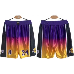 68647e1456766_1 Men's Los Angeles Lakers Purple/Yellow Shorts (Run Small)