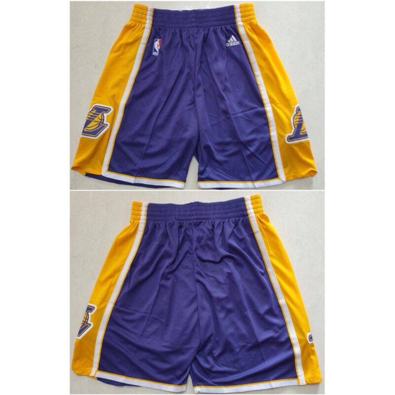 68647e1fa21c5_1 Men's Los Angeles Lakers Purple Shorts (Run Small)