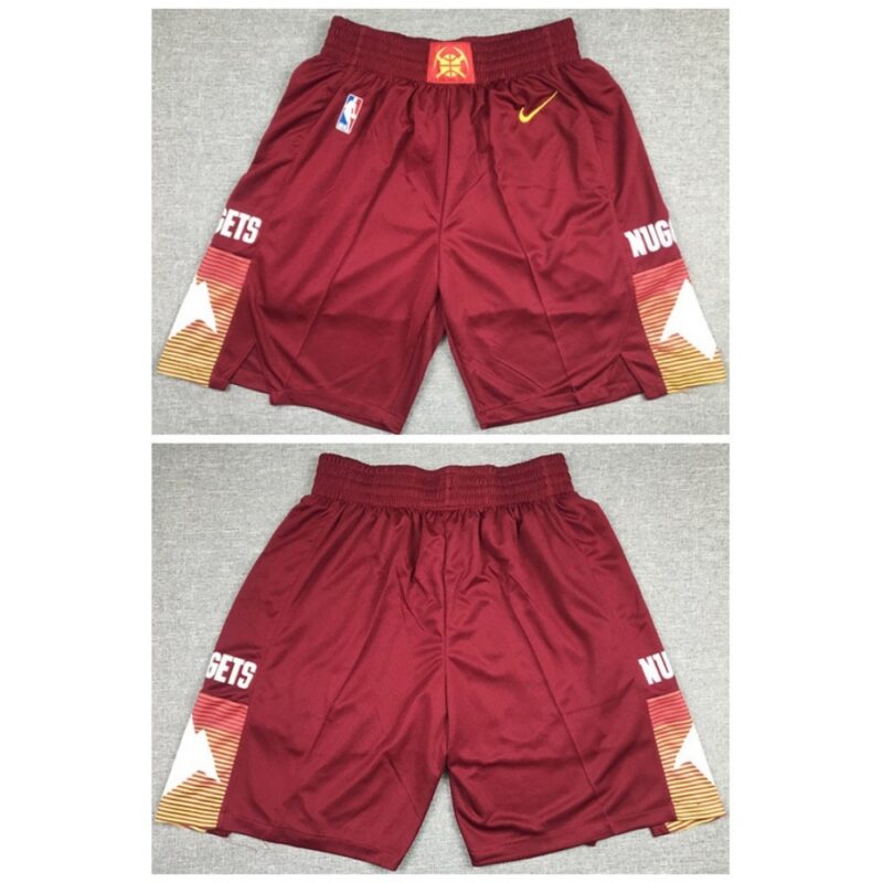 68647e5d3e1aa_1 Men's Denver Nuggets Red Shorts (Run Small)