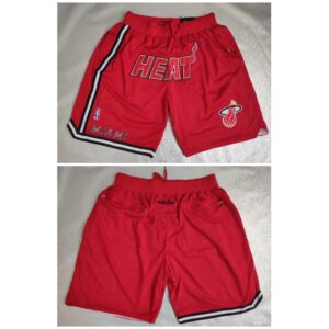68647e6b4a316_1 Men's Miami Heat Red Shorts (Run Small)