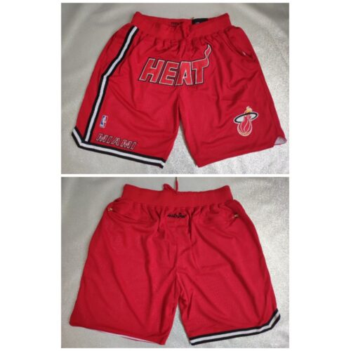 68647e6b4a316_1 Men's Miami Heat Red Shorts (Run Small)