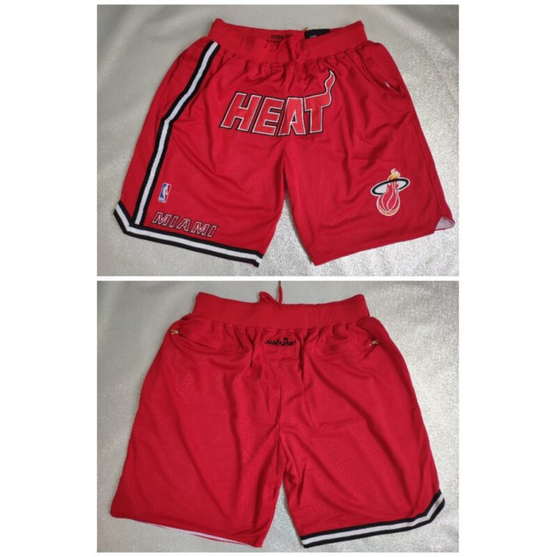 68647e6b4a316_1 Men's Miami Heat Red Shorts (Run Small)
