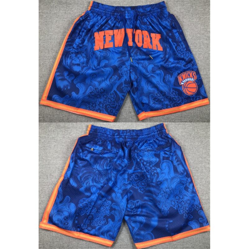68647e8e9d509_1 Men's New Yok Knicks Royal Shorts (Run Small)