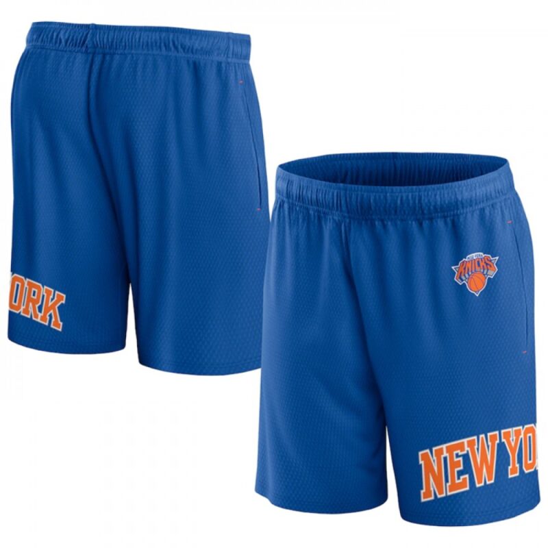 68647e9164250_1 Men's New York Knicks Royal Free Throw Mesh Shorts
