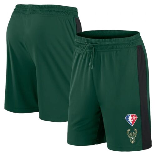 68647ee26092a_1 Men's Milwaukee Bucks Green Shorts