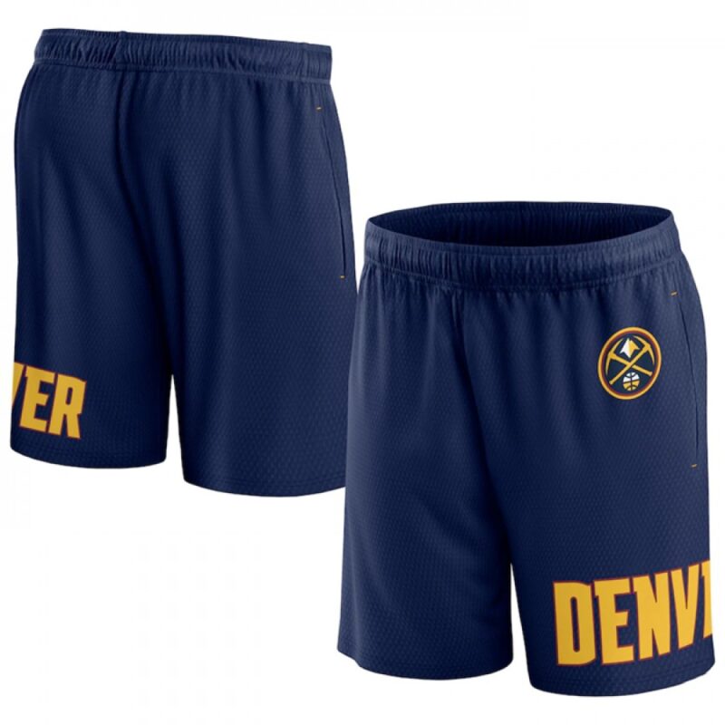 68647f108fa73_1 Men's Denver Nuggets Navy Free Throw Mesh Shorts