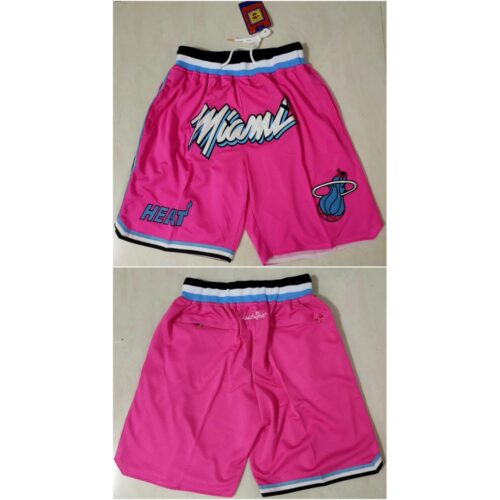 68647f2483861_1 Men's Miami Heat Pink Shorts (Run Small)