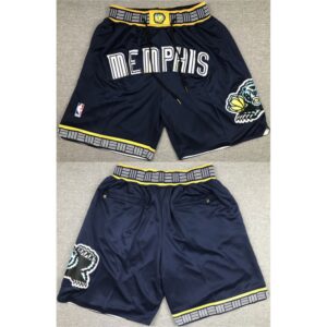 68647f54da77e_1 Men's Memphis Grizzlies Navy Shorts (Run Small)