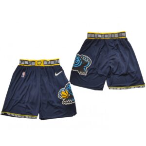 68647f57ccbeb_1 Men's Memphis Grizzlies 75th Anniversary Navy Shorts (Run Small)