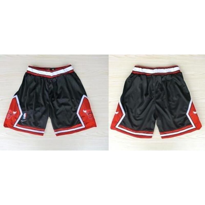 68647f654c7fc_1 Chicago Bulls Black NBA Shorts