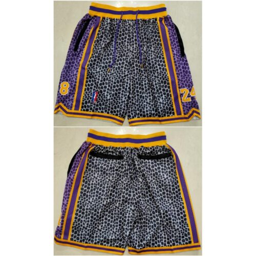 68647f6ac0af7_1 Men's Los Angeles Lakers Black Serpentine Shorts (Run Small)