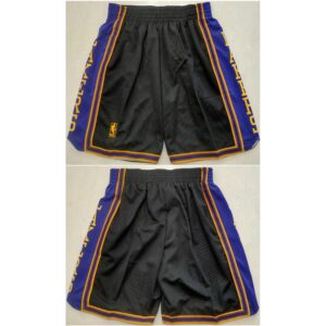 68647f6dadf11_1 Men's Los Angeles Lakers Black Shorts (Run Small)