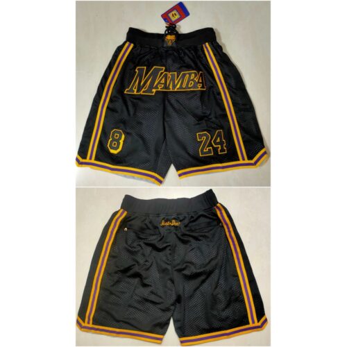 68647f75ebfa4_1 Men's Los Angeles Lakers Black 'Mamba' Shorts (Run Small)