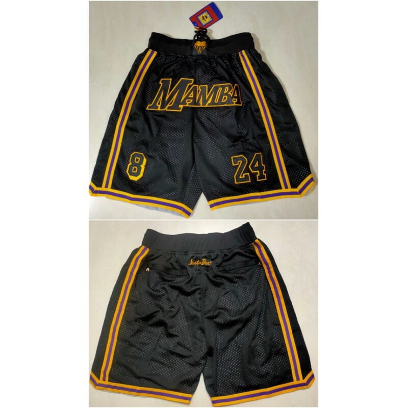 68647f75ebfa4_1 Men's Los Angeles Lakers Black 'Mamba' Shorts (Run Small)