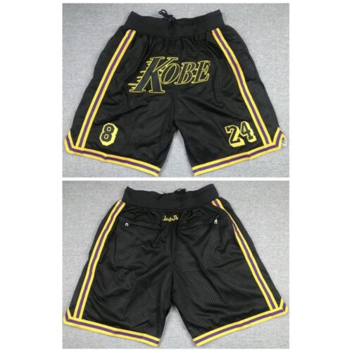 68647f78b7a9e_1 Men's Los Angeles Lakers Black 'Kobe' Shorts (Run Small)