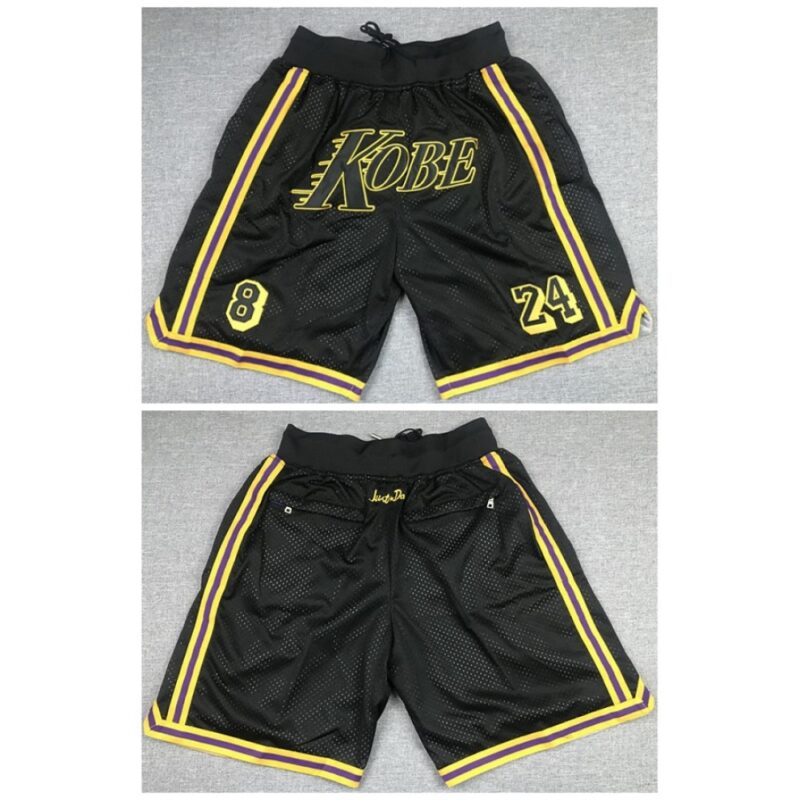 68647f78b7a9e_1 Men's Los Angeles Lakers Black 'Kobe' Shorts (Run Small)
