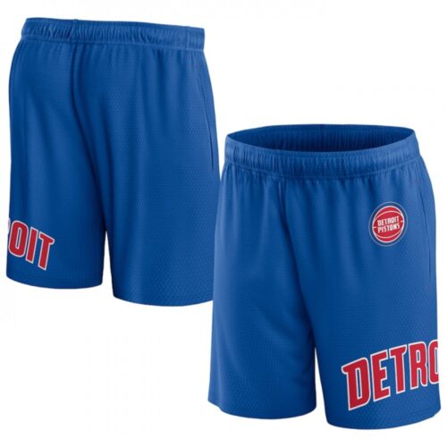 68647fa4f380e_1 Men's Detroit Pistons Blue Free Throw Mesh Shorts