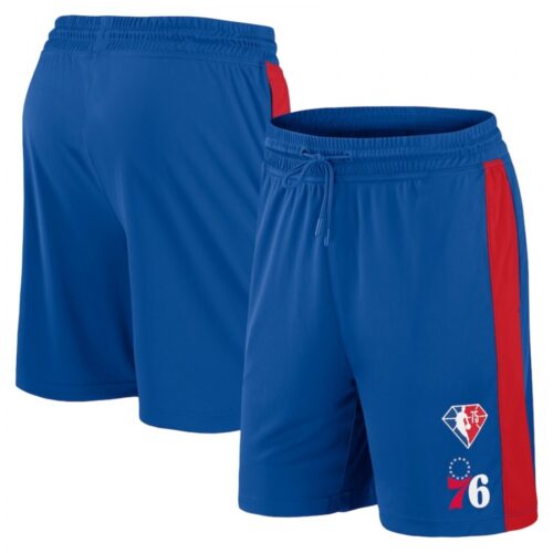 68647faf93386_1 Men's Philadelphia 76ers Blue With Team Logo Shorts