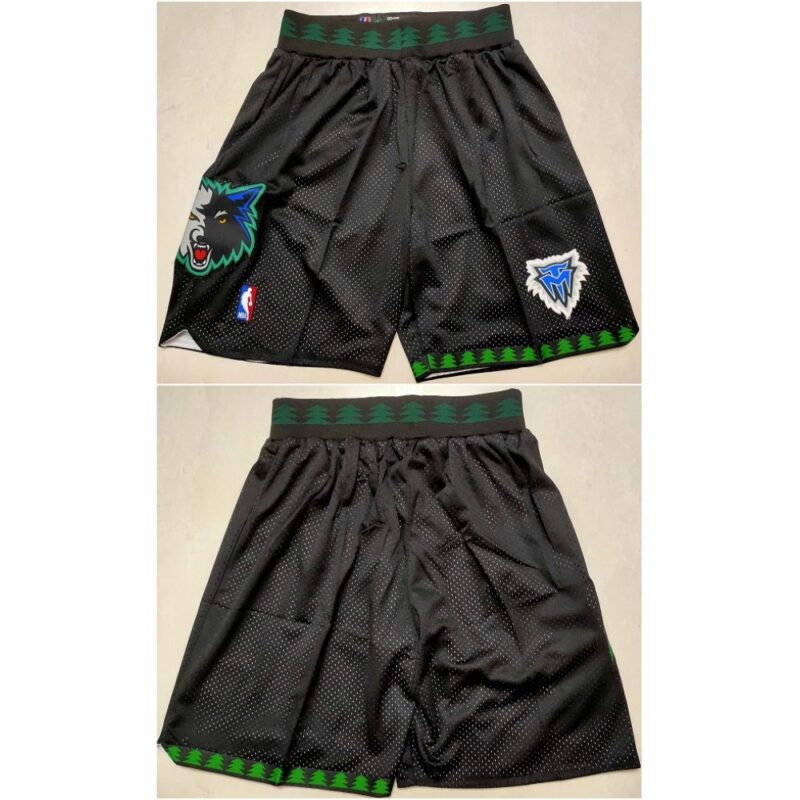 68647fbd1c29e_1 Men's Minnesota Timberwolves Black Shorts (Run Small)