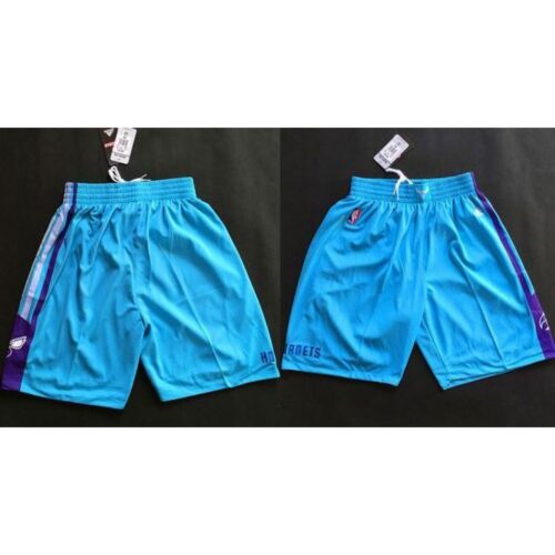 68647fbfdc1bd_1 Charlotte Hornets Blue NBA Shorts