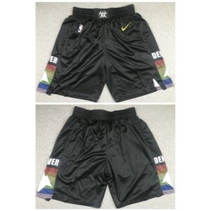 68647fc5395de_1 Men's Denver Nuggets Black Shorts (Run Small)