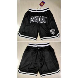 68647fd2a345a_1 Men's Brooklyn Nets Black Shorts (Run Small)
