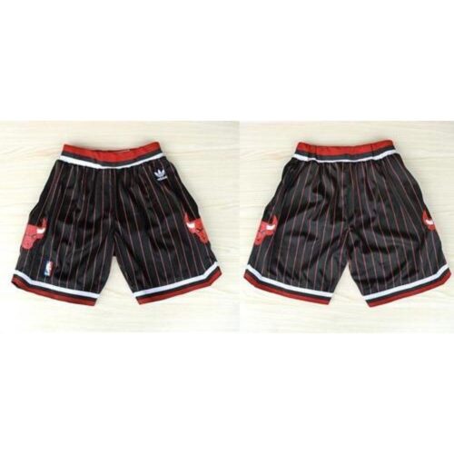 68647fff26574_1 Chicago Bulls Black Strip NBA Shorts