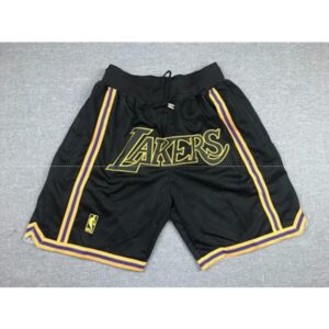 6864800cf34a7_1 Men's Los Angeles Lakers Black Shorts (Run Small)