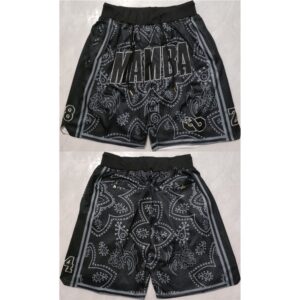 68648012ac316_1 Men's Los Angeles Lakers Black MAMBA Shorts