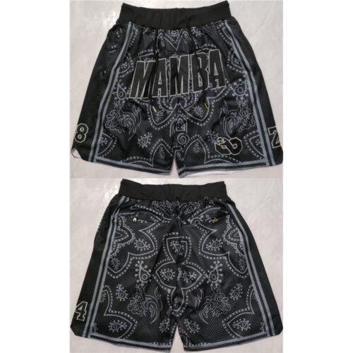 68648012ac316_1 Men's Los Angeles Lakers Black MAMBA Shorts