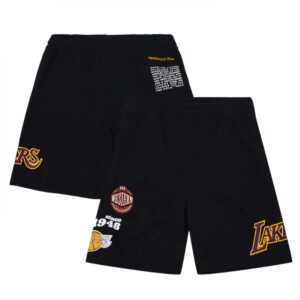 686480156ef2f_1 Men's Los Angeles Lakers Black Shorts 002