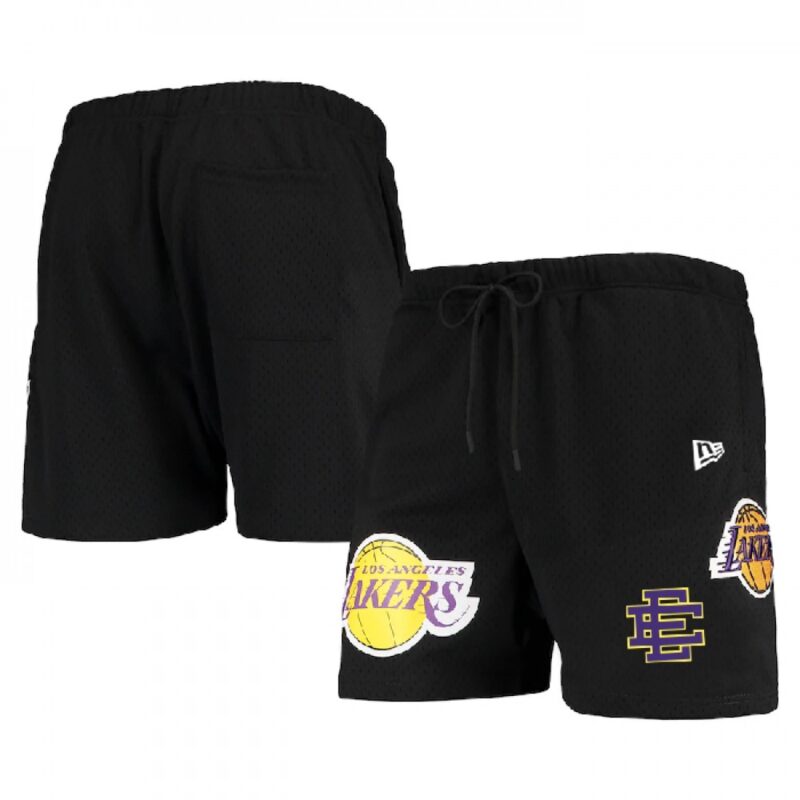 6864801a7989c_1 Men's Los Angeles Lakers Black Shorts