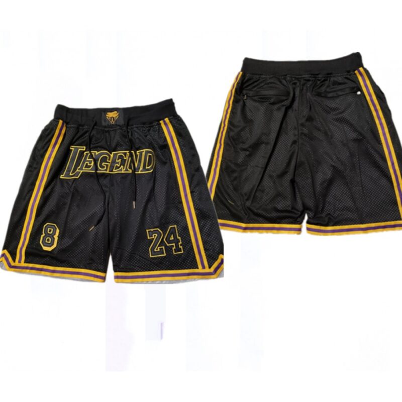 6864801ce5522_1 Men's Los Angeles Lakers Black Shorts (Run Small)