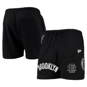 6864807fcb053_1 Men's Brooklyn Nets Black Shorts 001
