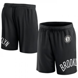 686480850e4b9_1 Men's Brooklyn Nets Black Free Throw Mesh Shorts