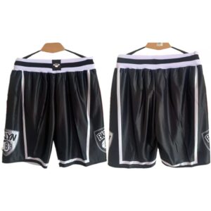 6864808d761c5_1 Men's Brooklyn Nets Black Shorts (Run Small)