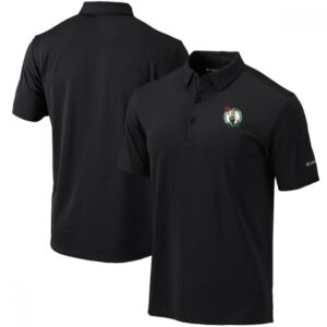 6864811752473_1 Men's Boston Celtics Antigua Black Legacy Pique Polo