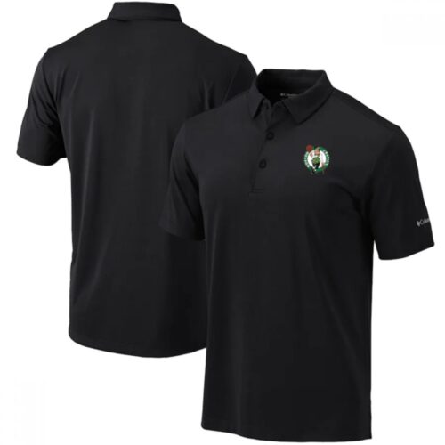 6864811752473_1 Men's Boston Celtics Antigua Black Legacy Pique Polo