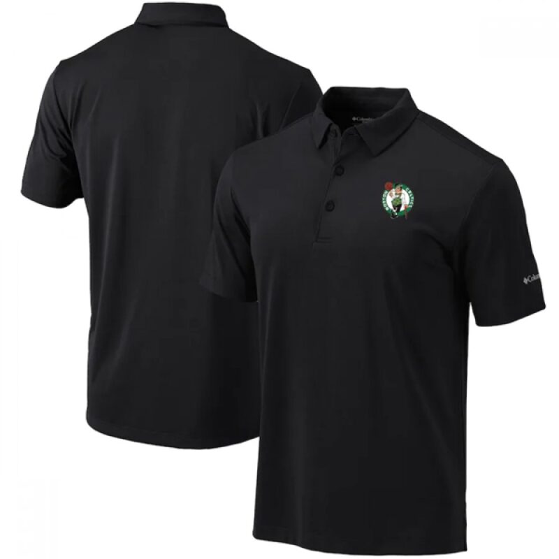 6864811752473_1 Men's Boston Celtics Antigua Black Legacy Pique Polo