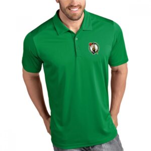 68648119e9ebf_1 Men's Boston Celtics Antigua Green Legacy Pique Polo