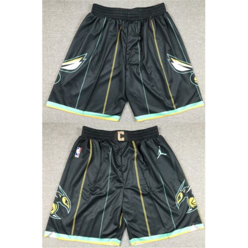 6864815c1552d_1 Men's Charlotte Hornets 2022/23 Black City Edition Shorts (Run Small)