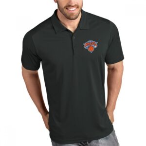 6864818f0df69_1 Men's New York Knicks Antigua Black Legacy Pique Polo