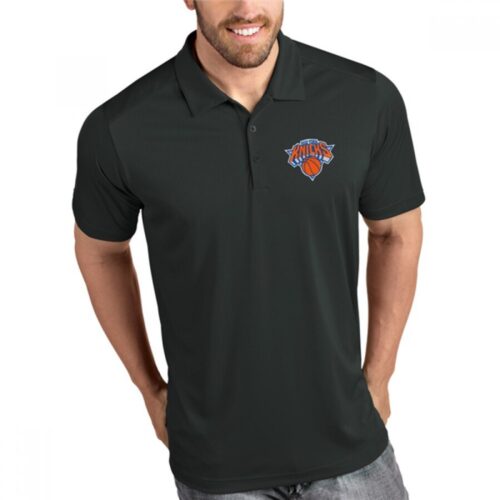 6864818f0df69_1 Men's New York Knicks Antigua Black Legacy Pique Polo