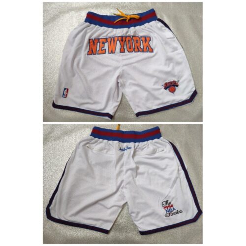 686485fa0cf50_1 New Yok Knicks White Shorts (Run Small)
