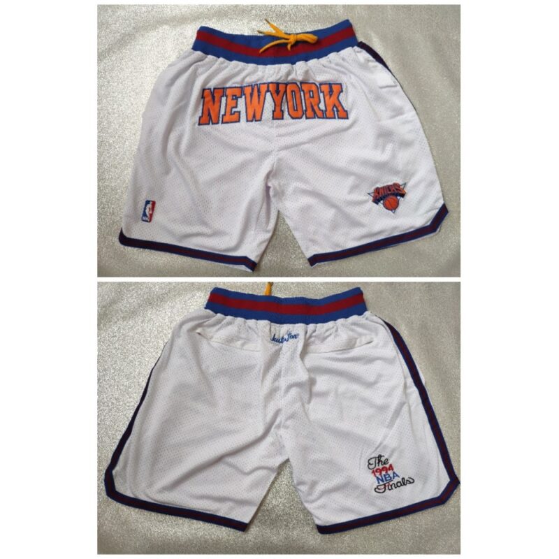 686485fa0cf50_1 New Yok Knicks White Shorts (Run Small)