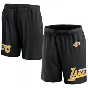 686486e3aca36_1 Men's Los Angeles Lakers Black Free Throw Mesh Shorts