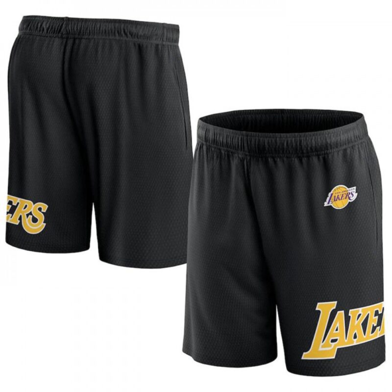 686486e3aca36_1 Men's Los Angeles Lakers Black Free Throw Mesh Shorts