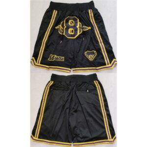 686487d532046_1 Men's Los Angeles Lakers #8 Kobe Bryant Black Shorts (Run Small)